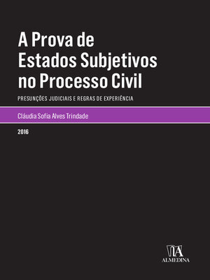 cover image of A Prova de Estados Subjetivos no Processo Civil